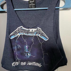 Bravado Metallica Crop Top - Small